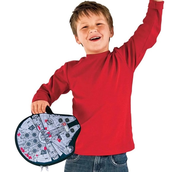 LEGO Star Wars Millennium Falcon Carrying Case Bag ZipBin Storage Case - Picture 12 of 12